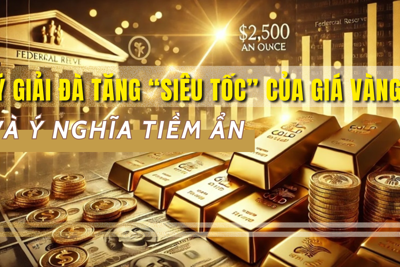 Chuyên gia lý giải đà tăng “siêu tốc” của giá vàng và ý nghĩa tiềm ẩn