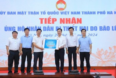 Hà Nội hỗ trợ 3 tỉnh số tiền 7 tỷ đồng khắc phục hậu quả bão số 6