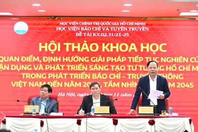 Vận dụng sáng tạo tư tưởng Hồ Chí Minh trong phát triển báo chí thời kỳ đổi mới