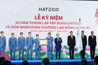 Tập đoàn Hateco nhận Huân chương Lao động hạng Ba