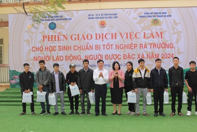 Phiên giao dịch việc làm cho học sinh, người lao động, người đặc xá năm 2024