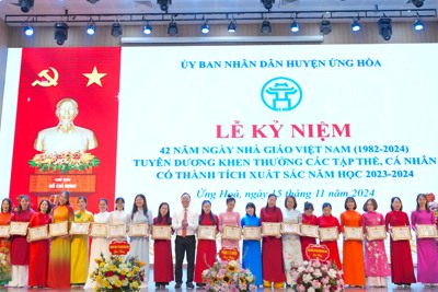 Huyện Ứng Hòa: ưu tiên nguồn lực đầu tư cho giáo dục