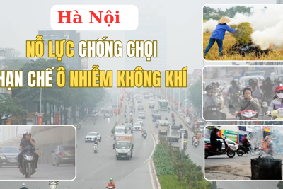 Hà Nội nỗ lực chống chọi, hạn chế ô nhiễm không khí