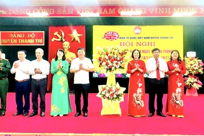 Huyện Thanh Trì: gặp mặt kỷ niệm 94 năm Ngày truyền thống MTTQ Việt Nam