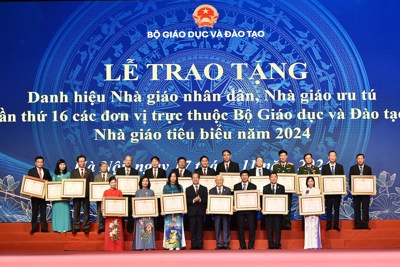 Tôn vinh Nhà giáo Nhân dân, Nhà giáo ưu tú, Nhà giáo tiêu biểu năm 2024