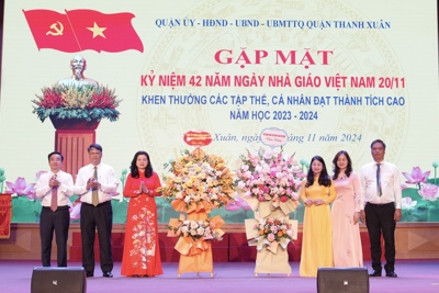 Quận Thanh Xuân: tôn vinh các tập thể, giáo viên, học sinh xuất sắc