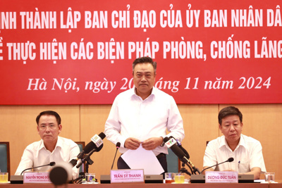 Hà Nội thành lập Ban Chỉ đạo thực hiện các biện pháp phòng, chống lãng phí