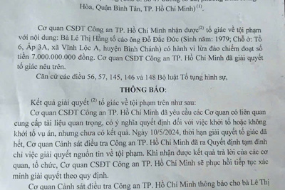 Chuyển nhiều tỷ đồng để mua đất nhưng gần hai năm không được nhận đất