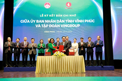 Vĩnh Phúc: cùng doanh nghiệp phát triển kinh tế, cải thiện chỉ số xanh 