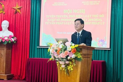 Hội Luật gia Thành phố Hà Nội: tuyên truyền, phổ biến Luật Thủ đô năm 2024