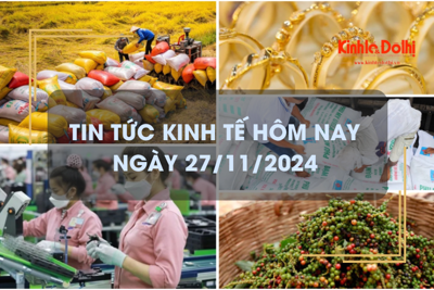 Tin tức kinh tế 27/11: xuất khẩu hồ tiêu năm 2024 lập kỷ lục