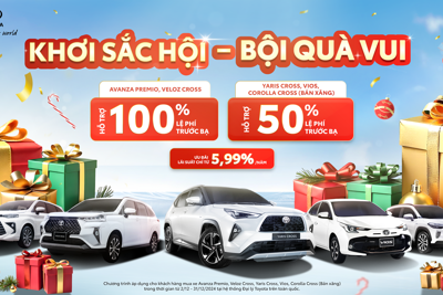 Toyota ưu đãi lớn cho hàng loạt mẫu xe trong tháng 12