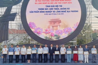 Bế mạc Festival sản phẩm nông nghiệp và làng nghề Hà Nội năm 2024