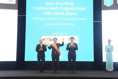 Hà Nội được vinh danh tại Giải thưởng Thành phố thông minh Việt Nam 2024 