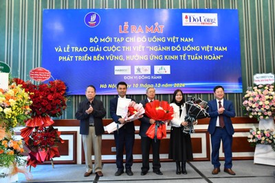 Trao giải cuộc thi viết về ngành đồ uống Việt Nam phát triển bền vững