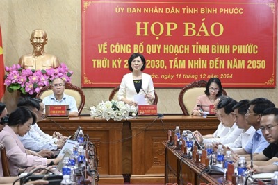 Công bố Quy hoạch tỉnh Bình Phước thời kì 2021 - 2030, tầm nhìn đến 2050