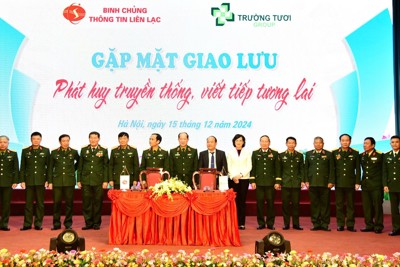 Binh chủng Thông tin liên lạc tri ân Tập đoàn Trường Tươi 