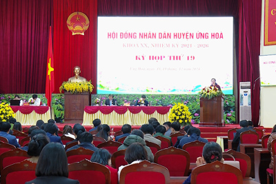 Ứng Hoà: thu ngân sách đạt 182% dự toán giao