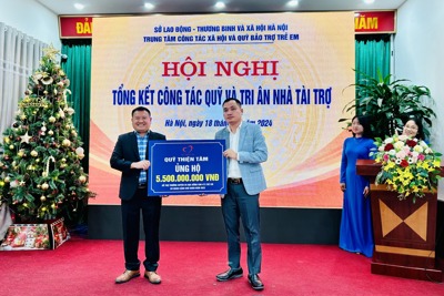 Hỗ trợ trên 11,3 tỷ đồng cho hơn 6.000 trẻ em có hoàn cảnh đặc biệt