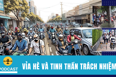 Vỉa hè và tinh thần trách nhiệm