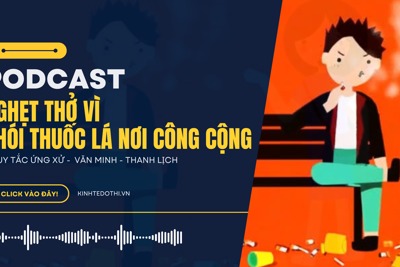 Nghẹt thở vì khói thuốc lá nơi công cộng