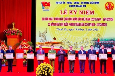 Huyện Thanh Trì: Phát huy truyền thống, sớm xây dựng huyện thành quận