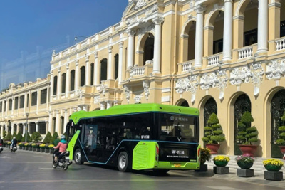 TP Hồ Chí Minh hướng tới sử dụng toàn bộ xe buýt chạy điện