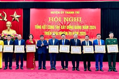 Huyện ủy Thanh Trì: đạt và vượt 18/18 chỉ tiêu nhiệm vụ chính trị năm 2024