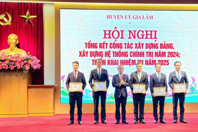 Huyện Gia Lâm: phấn đấu hoàn thành cao nhất mục tiêu, nhiệm vụ cả nhiệm kỳ