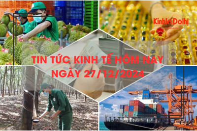 Tin tức kinh tế 27/12: xuất khẩu nông sản đạt kỷ lục mới