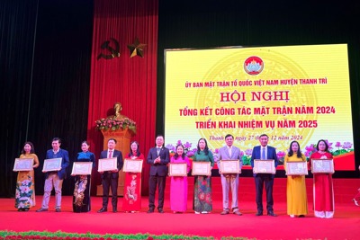 MTTQ Việt Nam huyện Thanh Trì: Phát huy hiệu quả các phong trào thi đua