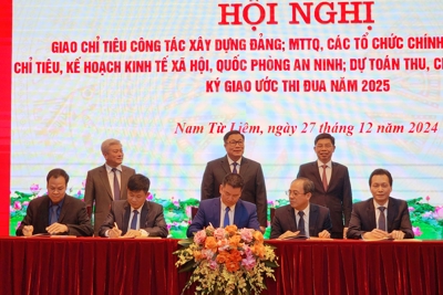 Quận Nam Từ Liêm đề ra các mục tiêu phát triển toàn diện năm 2025