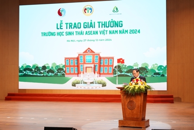 Trao giải thưởng “Trường học sinh thái Asean Việt Nam 2024”