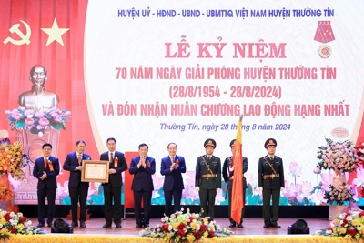 Huyện Thường Tín phấn đấu xây dựng đơn vị "Anh hùng Lao động" thời kỳ đổi mới