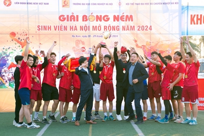 Giải bóng ném sinh viên Hà Nội mở rộng năm 2024 khép lại thành công