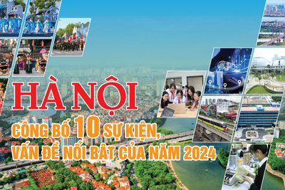 Hà Nội công bố 10 sự kiện, vấn đề nổi bật của năm 2024