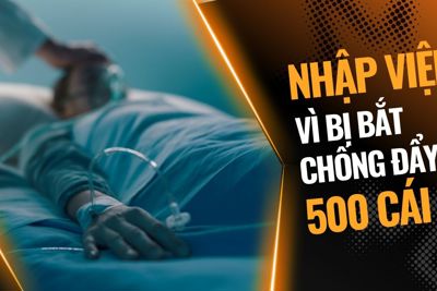 Nhập viện vì bị bắt chống đẩy gần 400 lần trong 50 phút