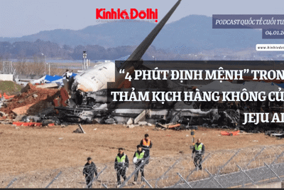 Podcast quốc tế: “4 phút định mệnh” trong thảm kịch hàng không của Jeju Air