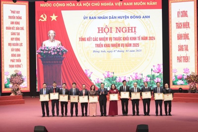 Đông Anh đứng top đầu thành phố Hà Nội về thu ngân sách năm 2024