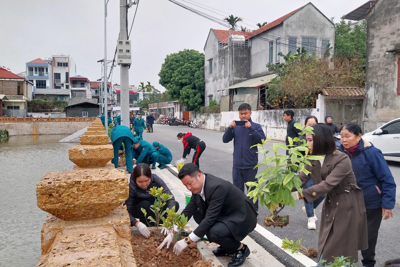 Huyện Đan Phượng thi đua giữ gìn cảnh quan sáng – xanh - sạch - đẹp