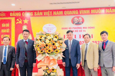 Ngày 15/1/2025, Đảng bộ quận Hoàng Mai hoàn thành đại hội các chi bộ 