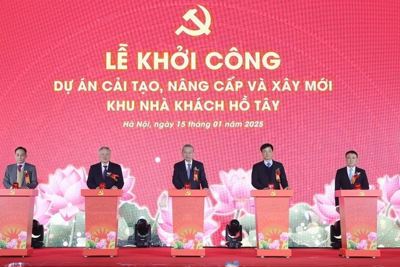 Khởi công dự án cải tạo và xây mới khu Nhà khách Hồ Tây