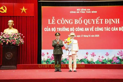 Thái Bình có tân Phó Giám đốc Công an tỉnh