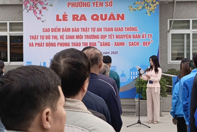 Quận Hoàng Mai tổng vệ sinh đón Tết Nguyên đán