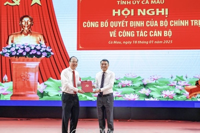 Ông Nguyễn Hồ Hải làm Bí thư Tỉnh ủy Cà Mau