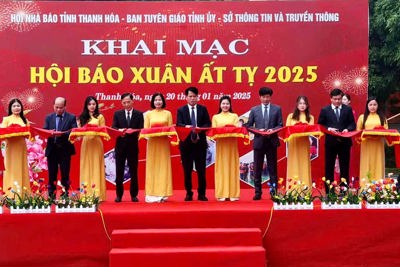 Thanh Hóa: khai mạc Hội báo Xuân Ất Tỵ 2025