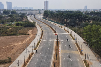 Hà Nội: khai thác tạm 2 đoạn tuyến đường Lê Quang Đạo kéo dài