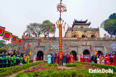 Tái hiện nghi lễ “tống cựu nghinh tân” tại Khu di sản Hoàng thành Thăng Long