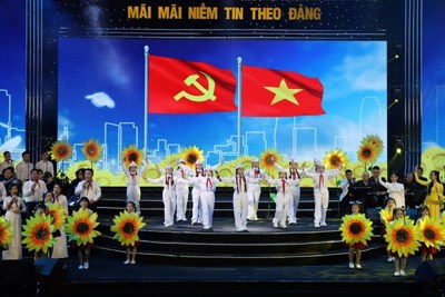 Tối nay, diễn ra chương trình “Mãi mãi niềm tin theo Đảng” 