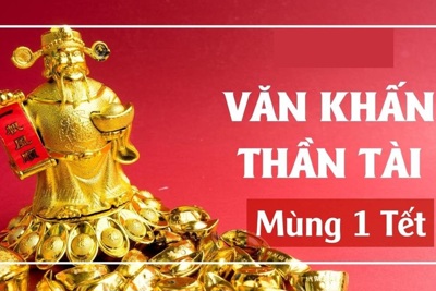 Văn khấn cúng Thần Tài mùng 1 Tết Nguyên đán Ất Tỵ 2025 đầy đủ nhất